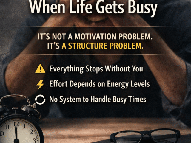 Why Most Side Hustles Collapse When Life Gets Busy